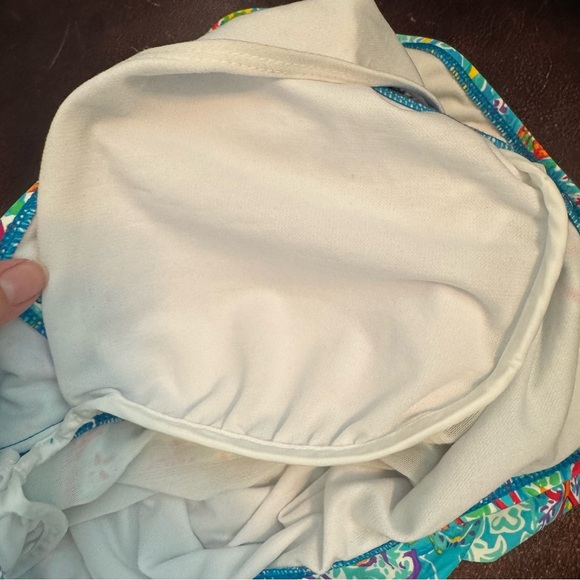 Lauren Ralph Lauren Swimsuit One-Piece Paisley Underwire Deep V Neck - Picture 6 of 10